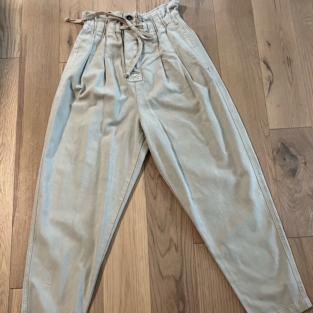 Free People Margate Pleated Trousers Pants S